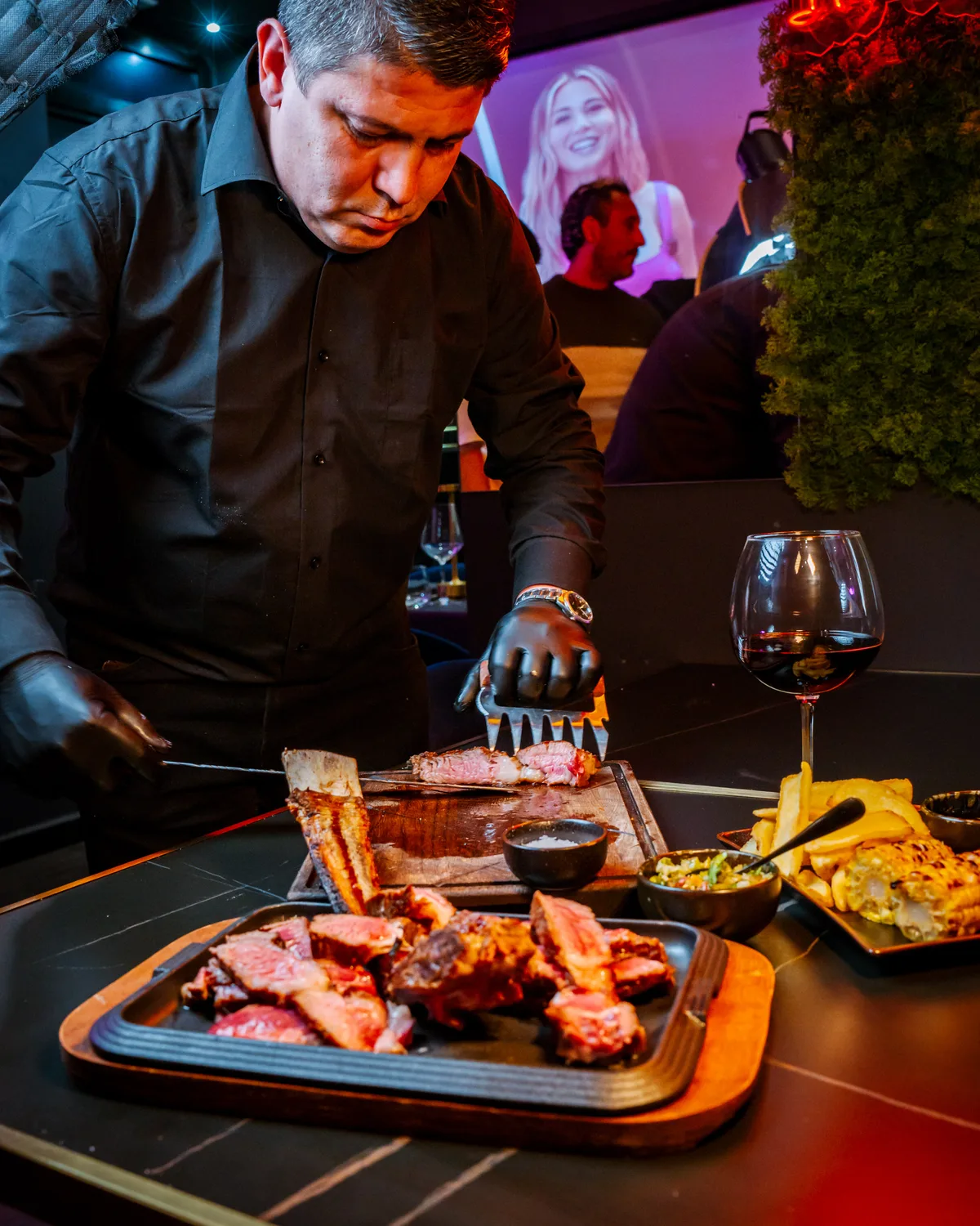 Carne allo spiedo per il churrasco di Ardito's